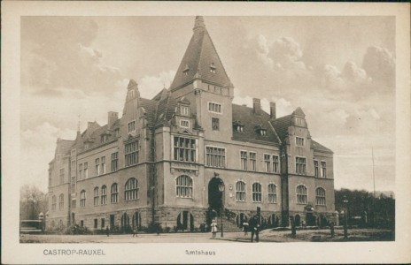 Alte Ansichtskarte Castrop-Rauxel, Amtshaus