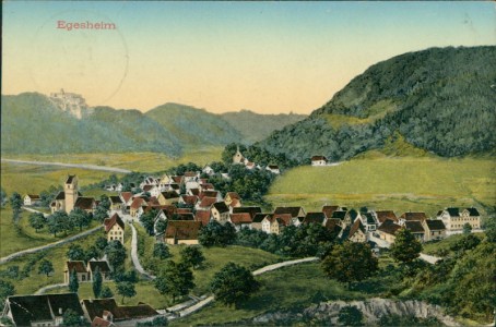 Alte Ansichtskarte Egesheim, Gesamtansicht