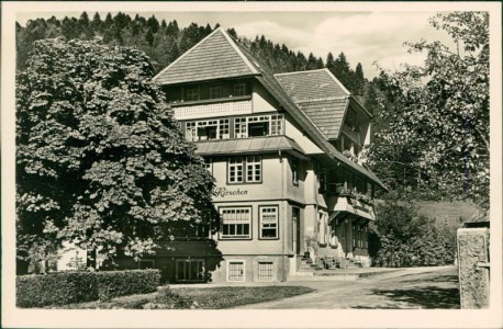 Alte Ansichtskarte Todtmoos, Hotel Hirschen