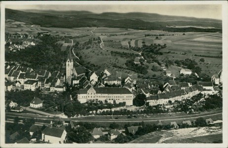 Alte Ansichtskarte Engen, Teilansicht