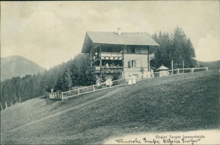 Alte Ansichtskarte Lenzerheide, Chalet Furger