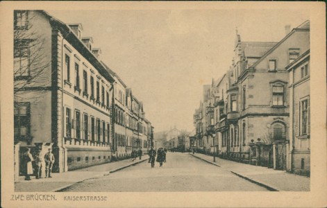 Alte Ansichtskarte Zweibrücken, Kaiserstrasse