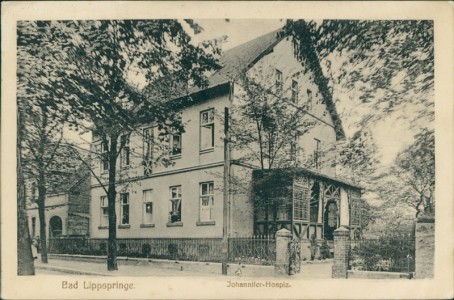 Alte Ansichtskarte Bad Lippspringe, Johanniter-Hospiz