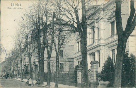 Alte Ansichtskarte Elberfeld, Katernbergerstr.