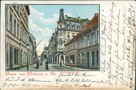 Alte Ansichtskarte Köln-Mülheim, Buchheimerstrasse