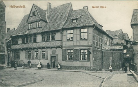 Alte Ansichtskarte Halberstadt, Gleims Haus