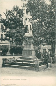 Alte Ansichtskarte Jena, Burschenschafts Denkmal