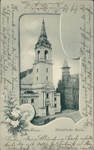 Alte Ansichtskarte Thorn / Toruń, Altstädtische Kirche