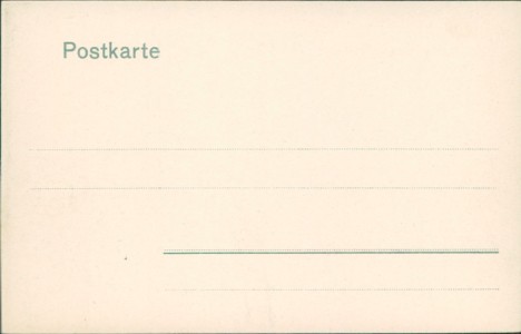 Adressseite der Ansichtskarte Zittau, Dreifaltigkeitskirche