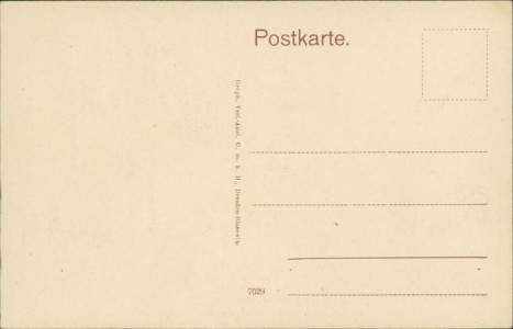 Adressseite der Ansichtskarte Fürth, Nürnberger Strasse