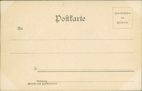 Adressseite der Ansichtskarte Halle (Saale), St. Johanneskirche