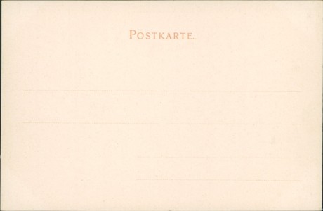 Adressseite der Ansichtskarte Halle (Saale), Moritzburg, Landseite