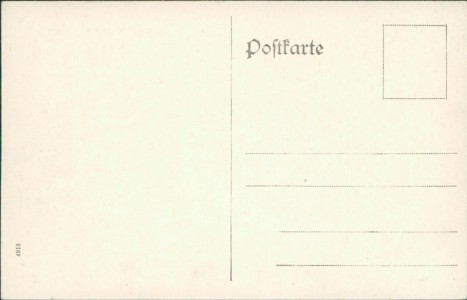 Adressseite der Ansichtskarte Weimar, Karl Augustplatz mit Museum