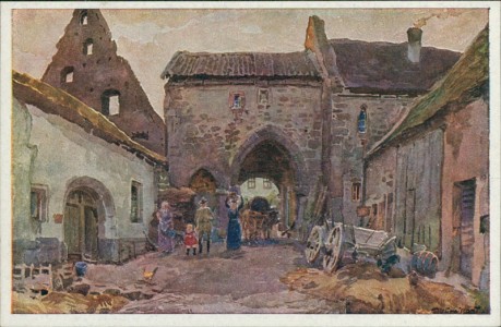 Alte Ansichtskarte Kloster Höningen, Pfälzer Heimatbilder, herausgegeben vom Pfälzerwald-Verein V.-A.