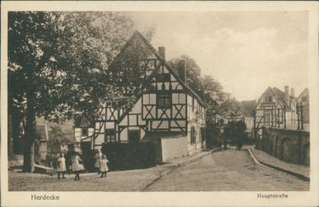 Alte Ansichtskarte Herdecke, Hauptstraße