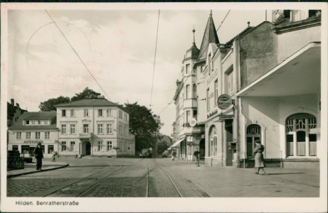 Alte Ansichtskarte Hilden, Benratherstraße