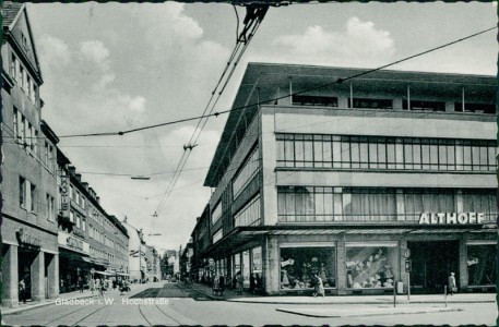 Alte Ansichtskarte Gladbeck, Hochstraße