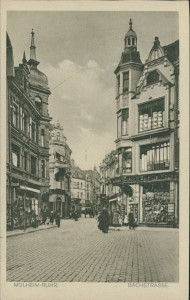 Alte Ansichtskarte Mülheim an der Ruhr, Bachstrasse