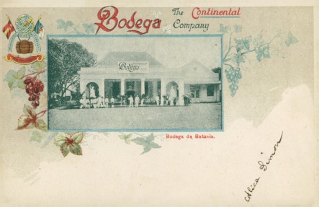 Alte Ansichtskarte The Continental Bodega Company, Bodega de Batavia