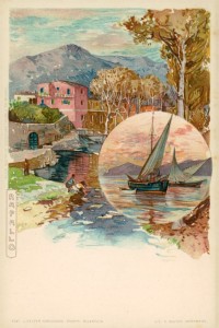 Alte Ansichtskarte Manuel Wielandt, Rapallo