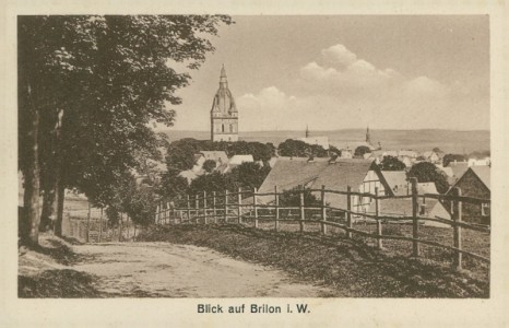 Alte Ansichtskarte Brilon, Blick auf Brilon