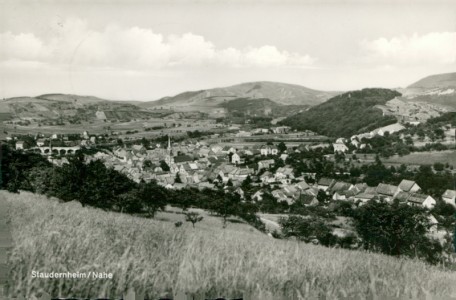 Alte Ansichtskarte Staudernheim, Panorama