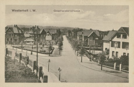 Alte Ansichtskarte Herten-Westerholt, Geschwisterstrasse