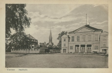 Alte Ansichtskarte Viersen, Stadthalle