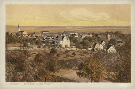 Alte Ansichtskarte Kirchheimbolanden, Teilansicht