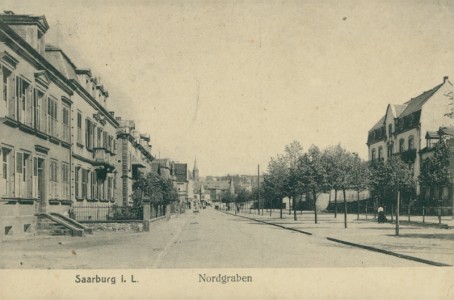 Alte Ansichtskarte Saarburg / Sarrebourg, Nordgraben