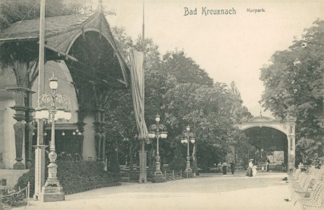 Alte Ansichtskarte Bad Kreuznach, Kurpark