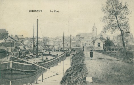 Alte Ansichtskarte Jeumont, Le Port