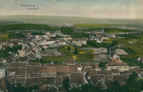 Alte Ansichtskarte Homburg, Panorama