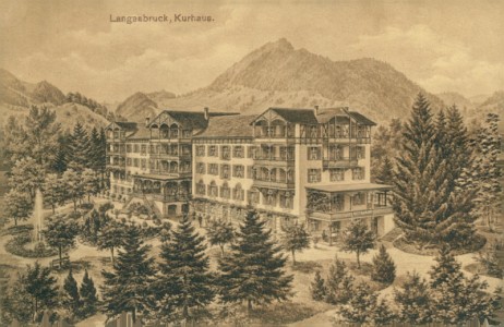 Alte Ansichtskarte Langenbruck, Kurhaus