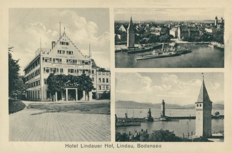 Alte Ansichtskarte Lindau (Bodensee), Hotel Lindauer Hof