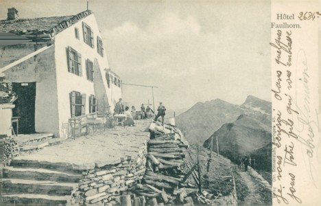 Alte Ansichtskarte Grindelwald, Hotel Faulhorn