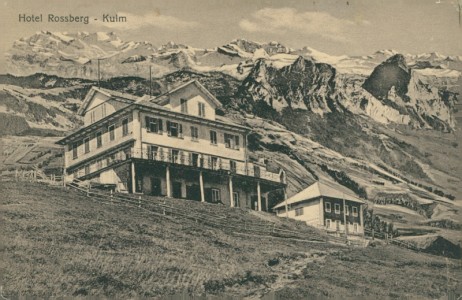 Alte Ansichtskarte Steinerberg, Hotel Rossberg - Kulm