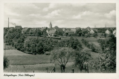 Alte Ansichtskarte Holzgerlingen, Gesamtansicht