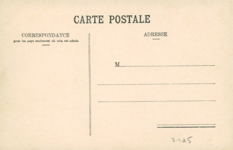 Adressseite der Ansichtskarte Morges - Riond-Bosson, Villa de M. Paderewski