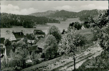 Alte Ansichtskarte Etzelwang-Schmidtstadt, Teilansicht