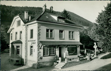 Alte Ansichtskarte Langenbruck, Restaurant JURA