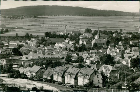 Alte Ansichtskarte Arzberg, Gesamtansicht