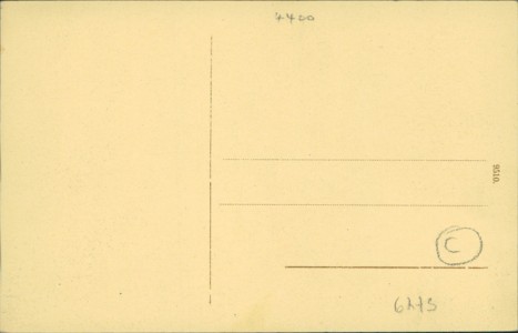 Adressseite der Ansichtskarte Münster, Der Friedensaal im Rathaus zu Münster i. W. - nach einem alten Stahlstich