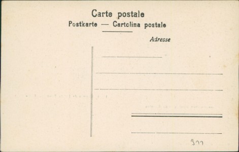 Adressseite der Ansichtskarte Chemin de fer du Simplon. Iselle, Locomotive électrique du Simplon