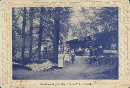 Alte Ansichtskarte Einbeck, Restaurant "An den Teichen"