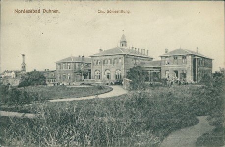Alte Ansichtskarte Cuxhaven-Duhnen, Chr. Görnestiftung