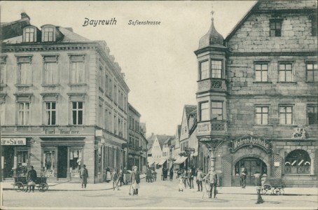 Alte Ansichtskarte Bayreuth, Sofienstrasse