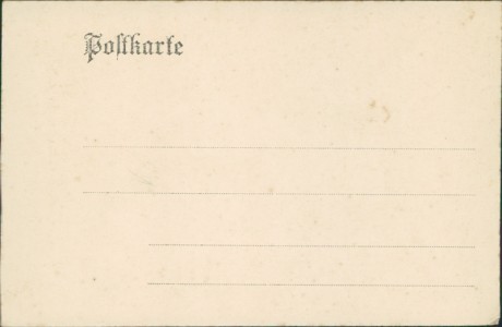 Adressseite der Ansichtskarte Königl. Hoheit Prinz Albrecht von Preussen, Der Durchlauchtigste Herrenmeister