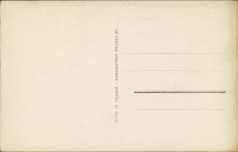 Adressseite der Ansichtskarte Maurice Chevalier, Studio Lorelle