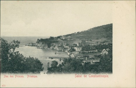 Alte Ansichtskarte Konstantinopel / Constantinople, Iles des Princes. Prinkipo